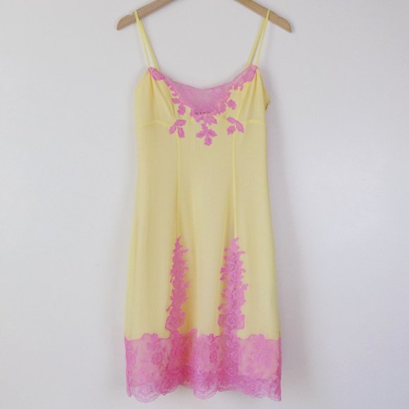 Betsey Johnson Dresses & Skirts - vintage 90s y2k betsey Johnson sexy silk and lace slip dress fairy cottage